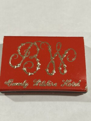 Beverly Wilshire Hotel Beverly Hills California Matchbox Vintage Diamond Match