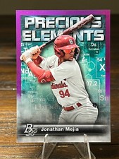 2023 Bowman Platinum #PE-10 Jonathan Mejia Precious Elements Purple 153/250