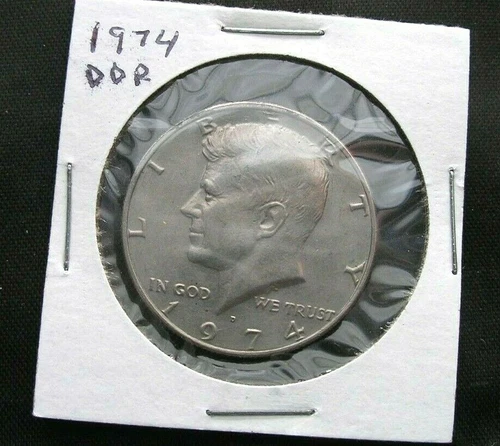 1974-D DDR Kennedy Half Dollar almost uncirculated