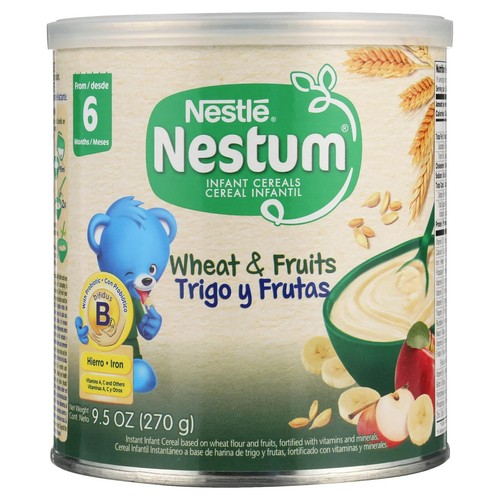 Nestlé Nestum Stage 2 Baby Cereal, Wheat & Fruit, 9.5 oz Canister (6 Pack) - - Picture 8 of 24