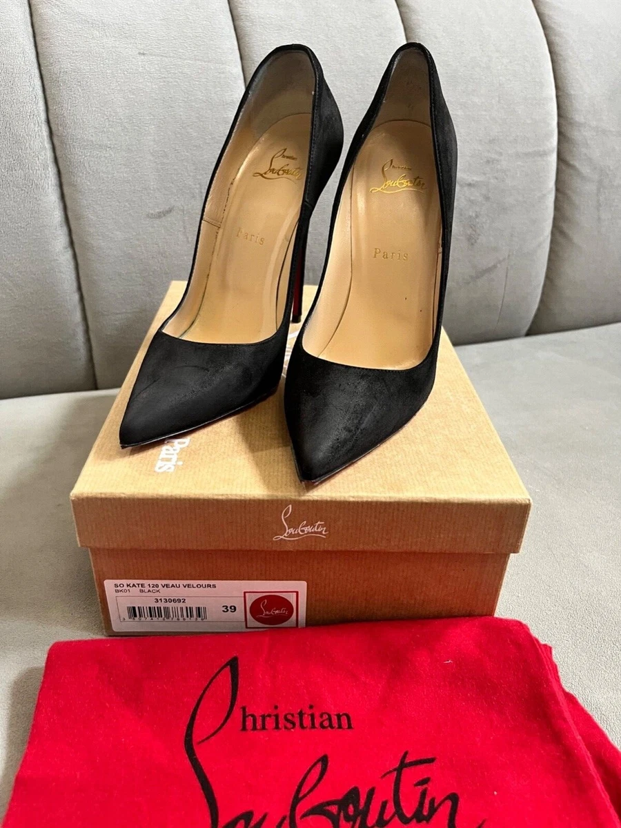 Christian Louboutin So Kate 120 Suede Pumps