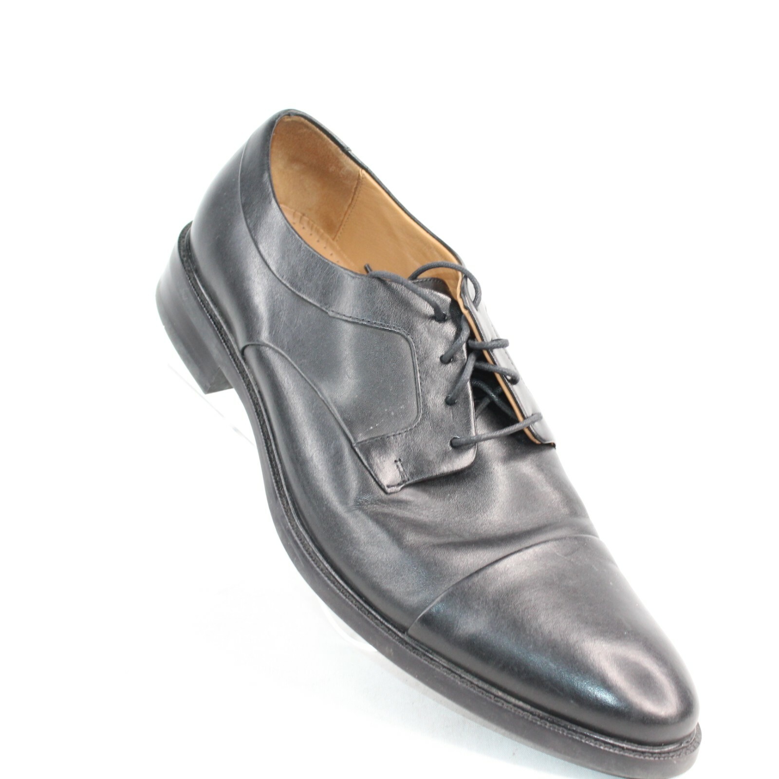 SAOLA Scarpe eleganti Oxford Cole Haan da uomo taglia 13 M Warren nere con punta a cappuccio in pelle C20155