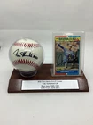 Tom Henke Autographed Baseball And 1987 Fleer Autographed Card