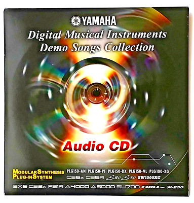 Original Yamaha Audio CD Demo Songs EX5 FS1R CS2x SU700 CS6x RM1x A5000 S80 P200
