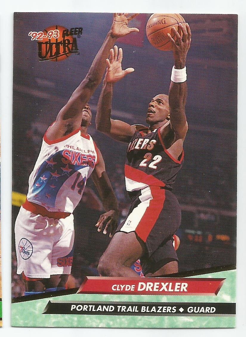 CLYDE DREXLER 1992-93 FLEER ULTRA CARD NM-MT+ CONDITION PORTLAND 