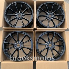 19" BLACK GT4 STYLE FORGED WHEELS RIM FIT 2016+ PORSCHE 718 CAYMAN 982 19X8.5/11