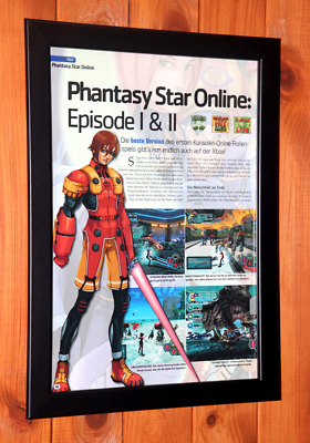 Phantasy Star Online Episode I & II GameCube Promo Small Poster