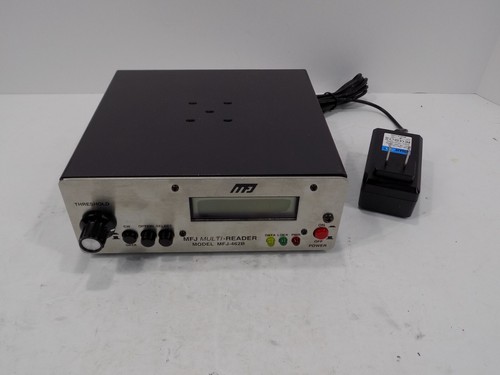 MFJ Multi-Reader Memory Reader Model MFJ-462B Ham Radio W/Power Supply - Zdjęcie 2 z 3