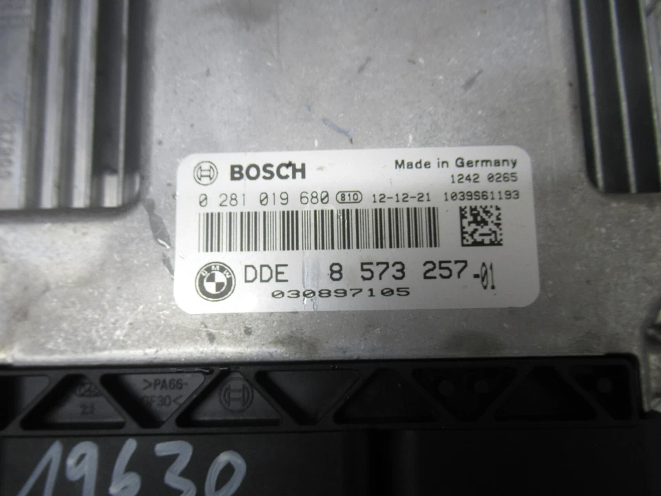 2013 BMW 3 320 D M-SPORT F30 2.0 DIESEL MANUAL MK6 ENGINE ECU (N47D20C) REF19630 - Image 2 of 4