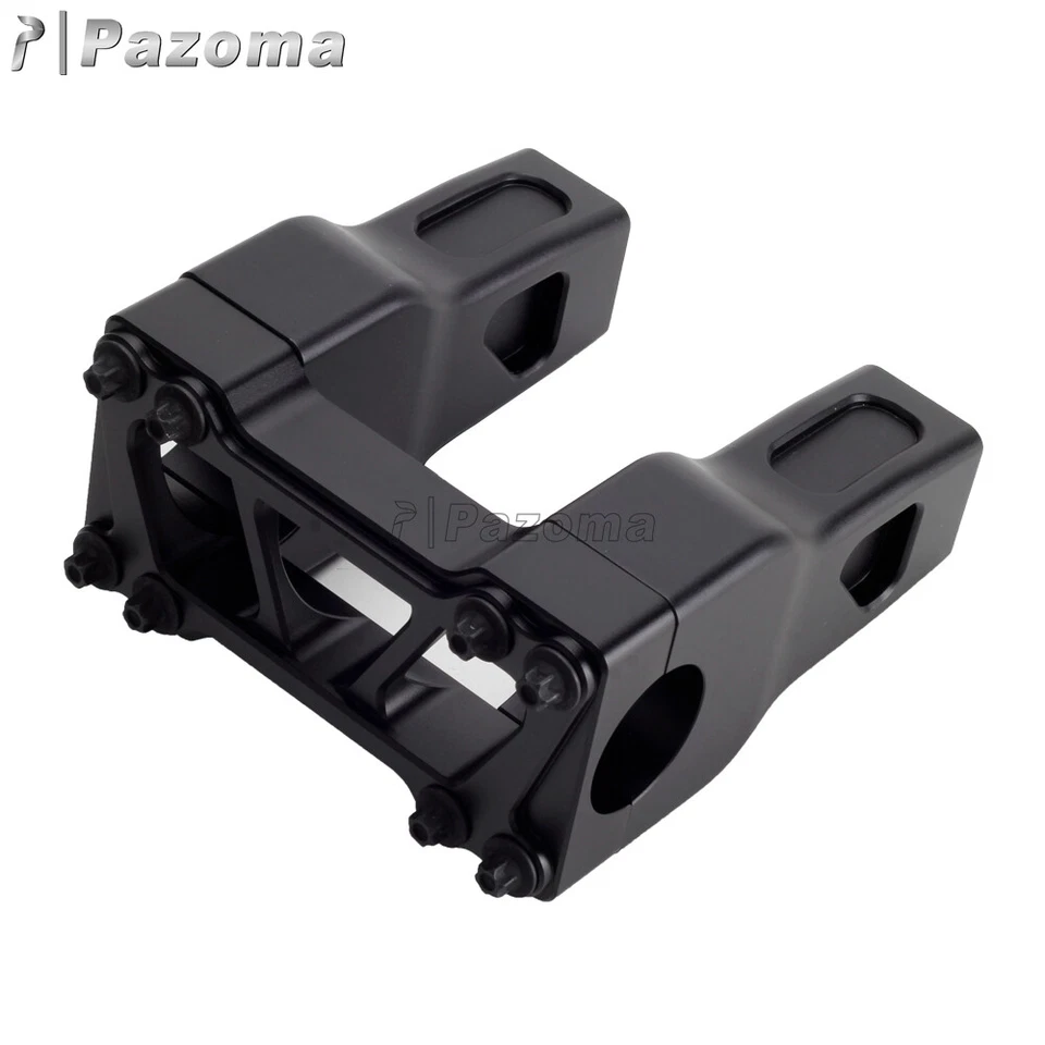 Fits Dyna Sportster 4" 6" 8" 10" 12" 14" Straight Handlebar Riser Clamp - Imagem 4 de 4