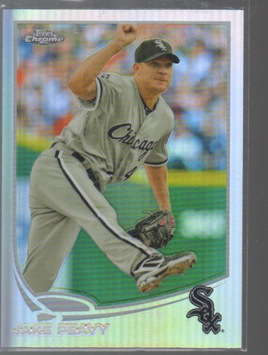 2013 Topps Chrome Jake Peavy #47 card