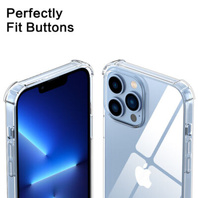 Coque TPU Silicone Transparente Pour IPhone 13 Pro / Mini / Max + 2 Films Trempés - Neuf