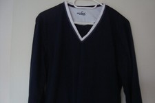 VAN LAACK  Pyjama Oberteil Herren Gr. 52 /L/XL Lufthansa dunkelblau NEU