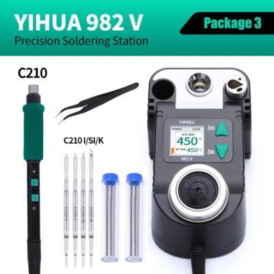 YIHUA 982-V 60W C245 Soldering Iron Kit Digital Soldering Station Precision