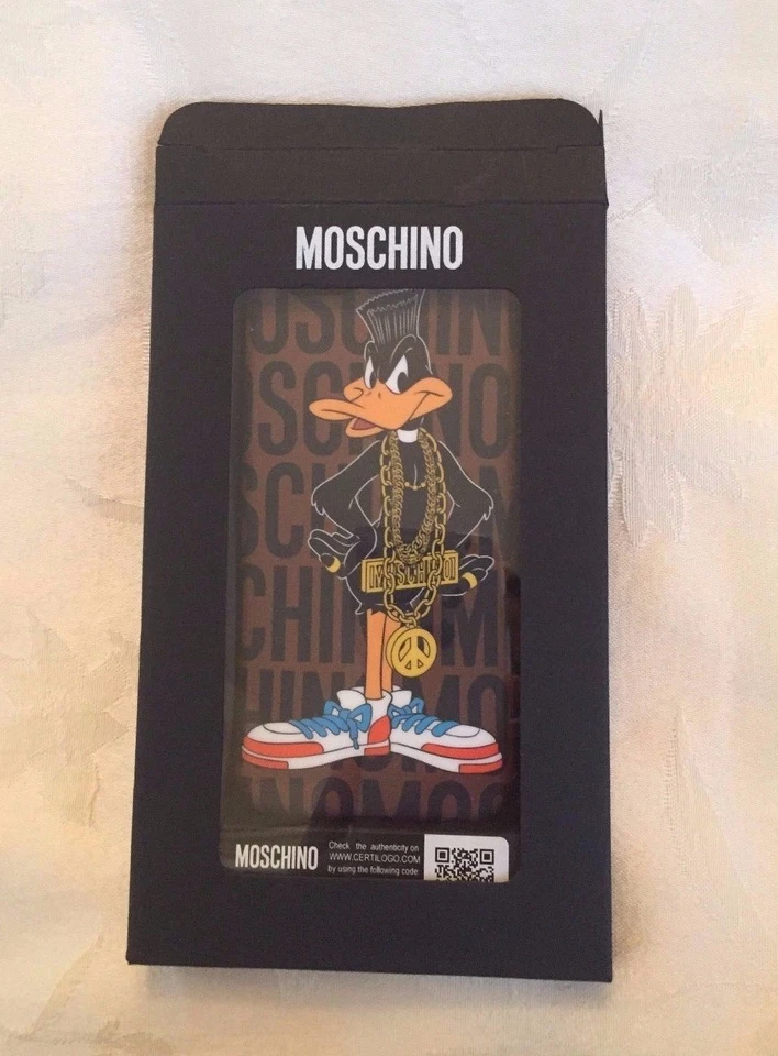 AW15 Moschino Couture Джереми Скотт DAFFY DUCK Looney Tunes чехол для iPhone 6/6с - Изображение 3 из 4