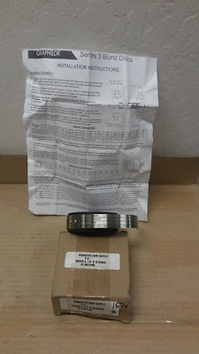 MCMASTER CARR 1.5'' Series 3 15 PSIG Graphite Flanged GRAPHILOR BURST DISC 