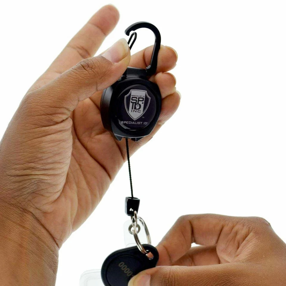 2 Heavy Duty SIDEKICK Badge Reels Retractable I'd Holder Key Chain Specialist ID - Image 2 of 4