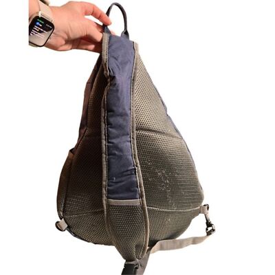 DCL Disney Cruise Line One Shoulder Sling Backpack Blue Gray  display picture 2