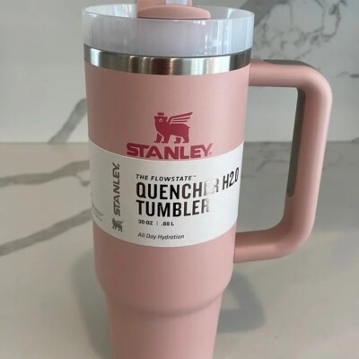 USA AUTHENTIC Stanley 30 oz. Quencher H2.0 FlowState Tumbler- PINK DUSK |  eBay