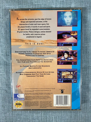 Dune Sega CD 1993 CIB Complete In Box Authentic Tested Rare Game