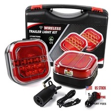 Wireless Trailer Lights, 2 Mounting Options Magnetic Trailer Light Style E