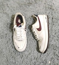 Nike Air Force 1 '07 White Night Maroon/Obsidian Mens Size 8 Sneakers cj8731-100
