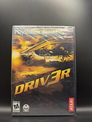 PS2 Driver 3 Sony Playstation 2 2004 Sealed First Print Black Label