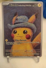 *Display Card*High Quality,Pikachu Gray Hat"Display Card"