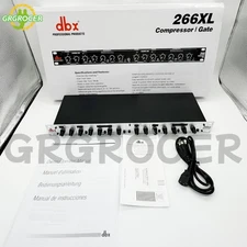 dbx 266xs Dual Channel Compressor Gate Dynamics Processor w/ Side Chain Insert