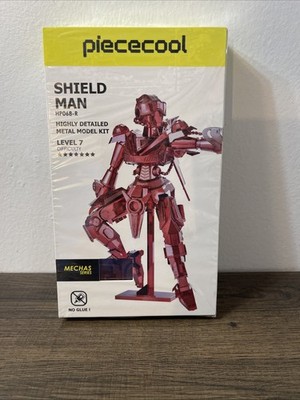 BOGO30 PIECECOOL Shield Man HP068R 3D Sci-Fi Metal Model Kit Difficult L7