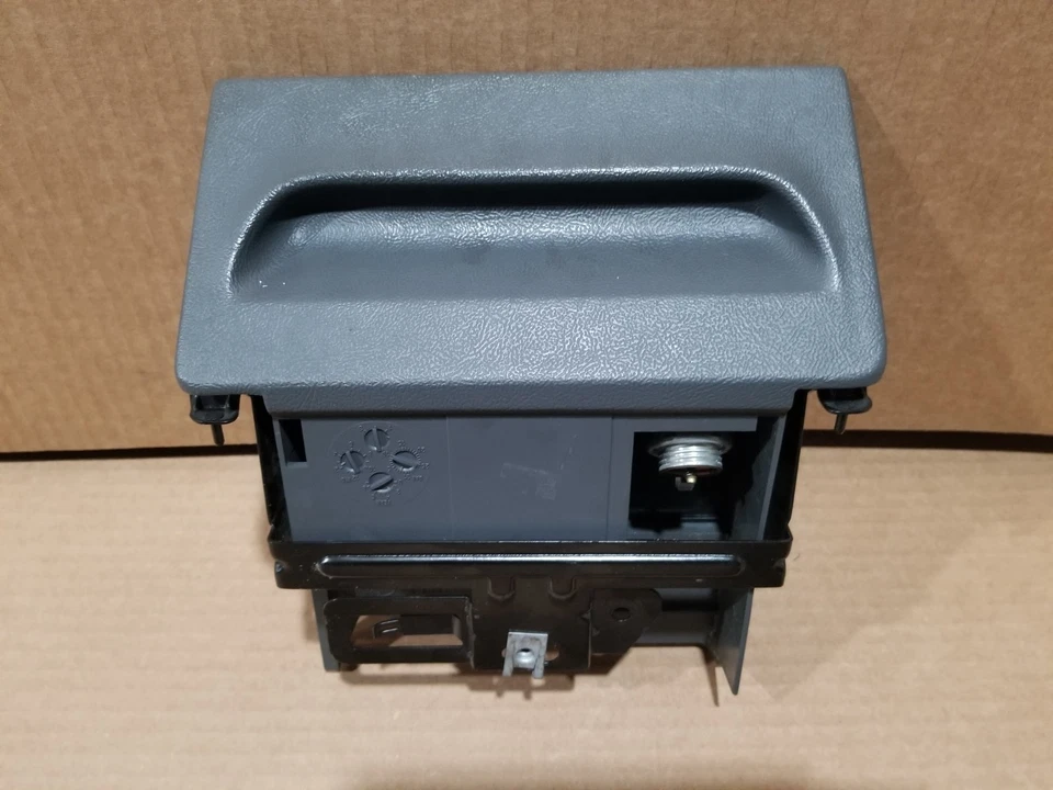 92-96 97 Ford Pickup Truck Bronco Dash Ash Tray Ashtray Assembly Dark Gray - Image 3 of 4