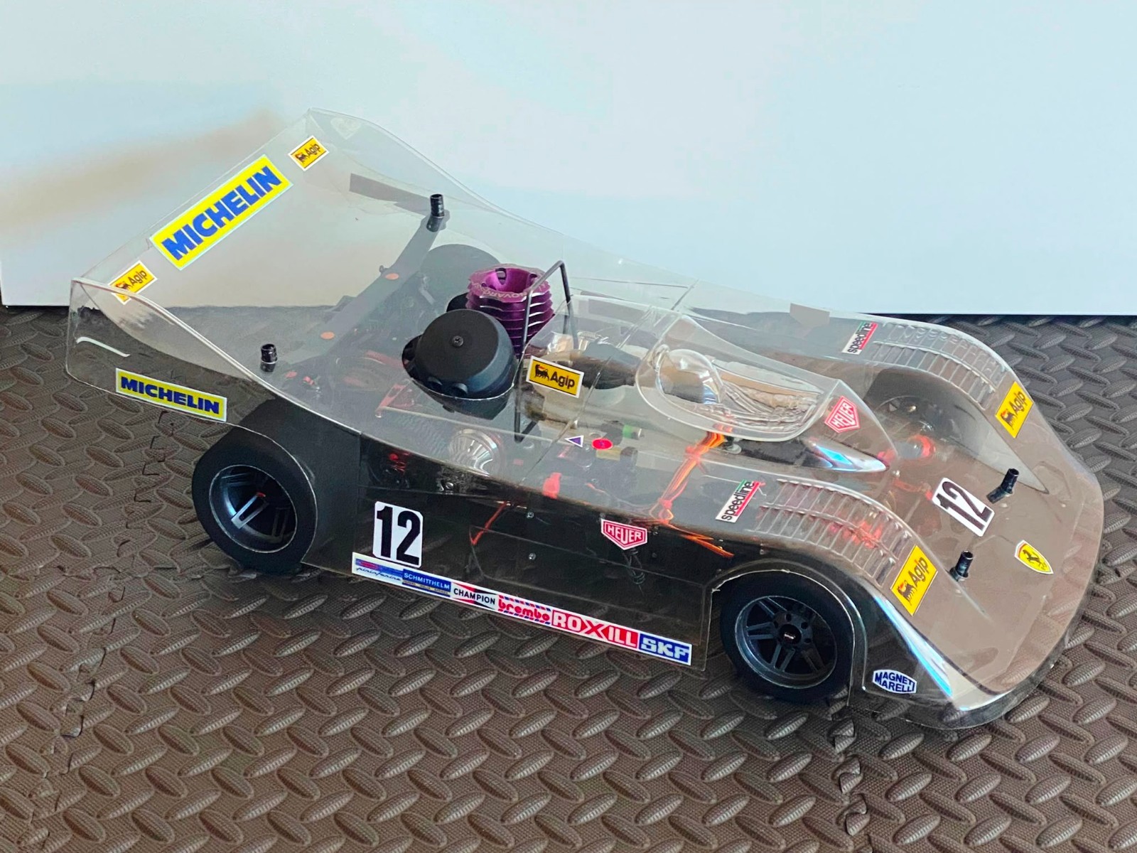 rc auto nitro capricorn lab 1.8 usata pochissimo ferma da tempo , in condizioni