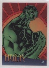1997 Fleer Marvel vs WildStorm ClearChromes Incredible Hulk #A3 1md