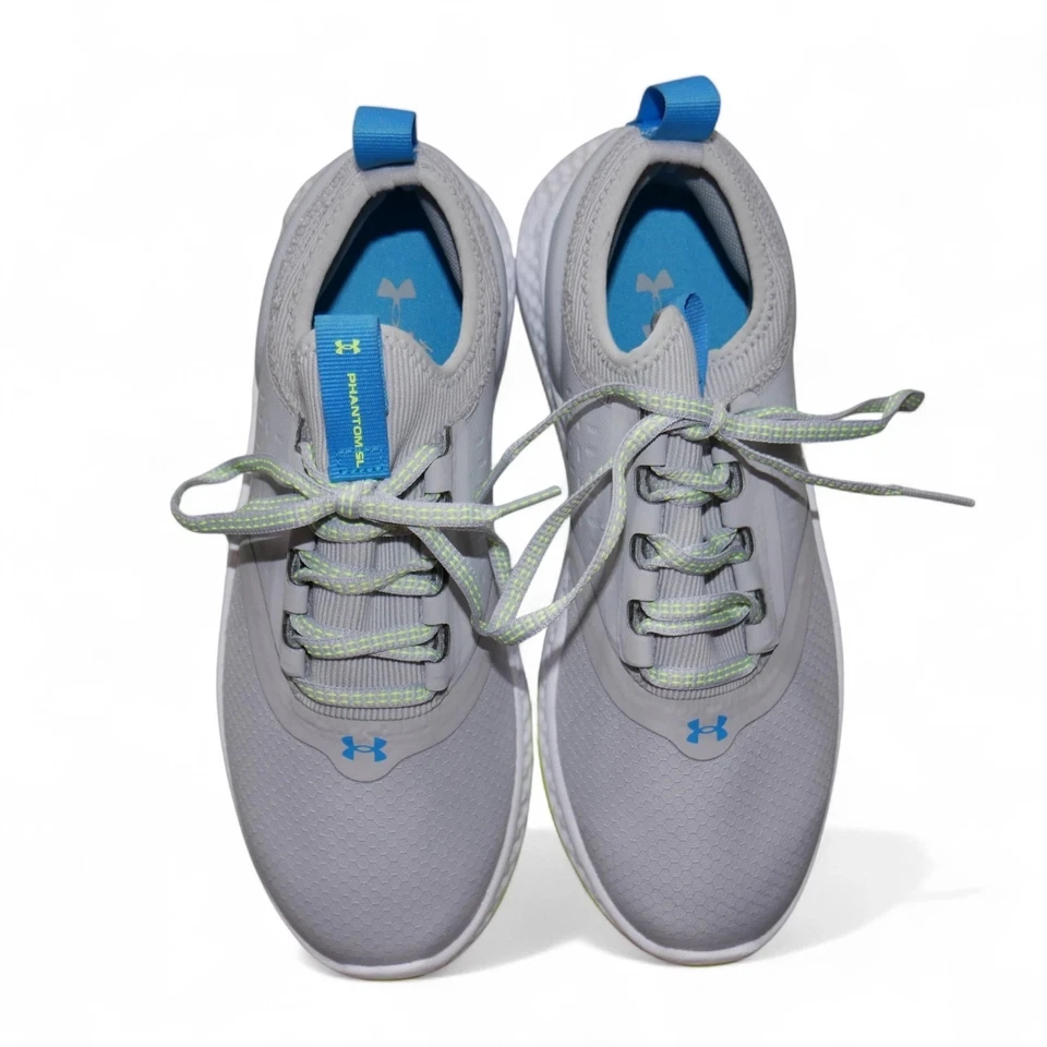 Botines de golf Under Armour sin clavos juveniles talla 4,5 años para mujer 6 Turf Phantom NUEVO Foto 4 de 4