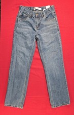 Levis 505 Regular Fit Straight Leg Boys Jeans Blue Denim Youth Sz 14 Reg 27x27