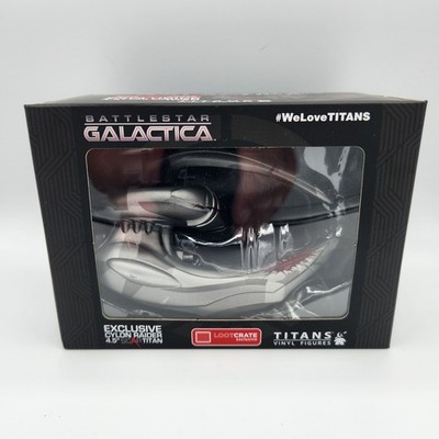 Battlestar Galactica Loot Crate Exclusive Cylon Raider 4.5'' Scar Titan NIB