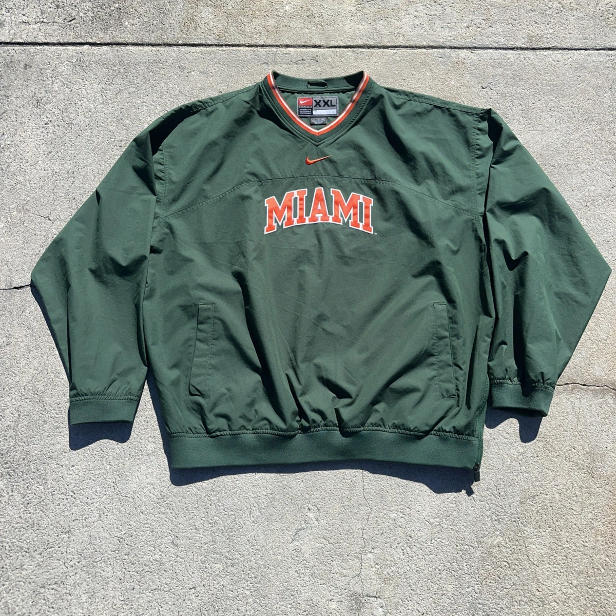 【古着美品】NIKE CANESダウンジャケット Mサイズ マイアミハリケーンズ 古着美品】NIKE CANESダウンジャケット Mサイズ マイアミハリケーンズ