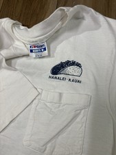Vintage 80s Tropical Taco HANALEI KAUAI Hawai...