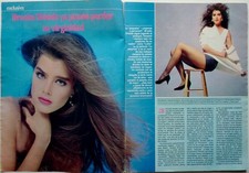 BROOKE SHIELDS =  3 PAGES 1985 Spanish CLIPPING /COUPURE DE PRESSE