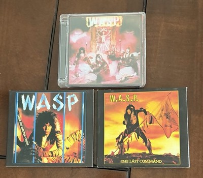 Rare WASP W.A.S.P Lot of 3 CDs  WASP Debut Album LAST COMMAND Electric Circus