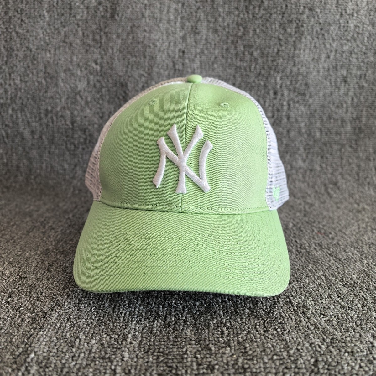 47 Brand New York Yankees Trucker Hat Green White Snapback Baseball