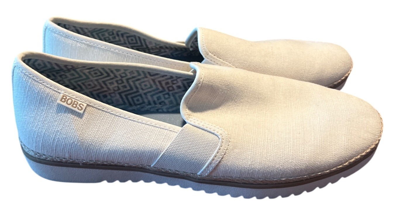 BOBS Women's Flexpadrille LO/ SN 114020/ Off white/  Size 11