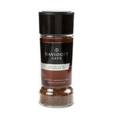 Davidoff Espresso 57 Instant Coffee 100g Glass Jar Premium Arabica Rich Aroma