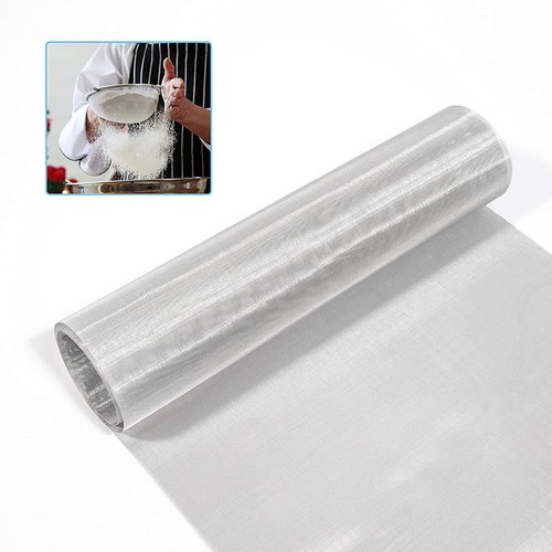 Tessuto schermo argento 50 rete 40x90 cm tessuto tessuto tessuto tessuto in acci - Foto 2 di 7