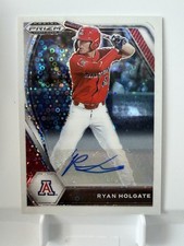 2021 Panini Prizm Draft Picks Ryan Holgate #PDP70 Auto Donut Circle Prizm /50