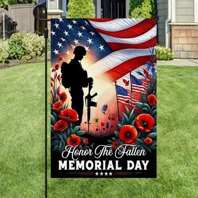 Memorial Day US Veteran Honor The Fallen Flag Graden Flag