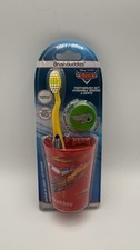 Disney PixarBrush Buddies Toothbrush Set with Toothbrush, Cap, Rinsing Cup
