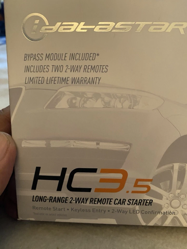 IDATASTART HC3.5 2-WAY LED REMOTE START SYSTEM HC2452AE-NH BLACK New! - Image 3 of 4