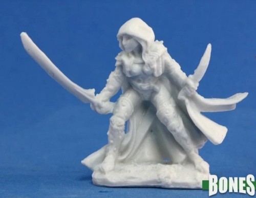 Reaper 77035: Deladrin, Huesos Cielo Oscuro Mujer Miniatura Plástica - Imagen 4 de 4