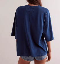 Free X People We The Free Perfect Oversized Tee blue S NEW